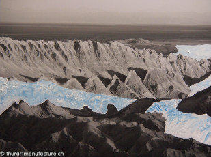 Ankündigung der Eiszeit in der Atacamawüste