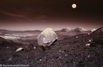 Mondschein am Parinacota