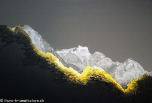 Berge am Aconcagua im Schatten und im Licht, Christoph Thür