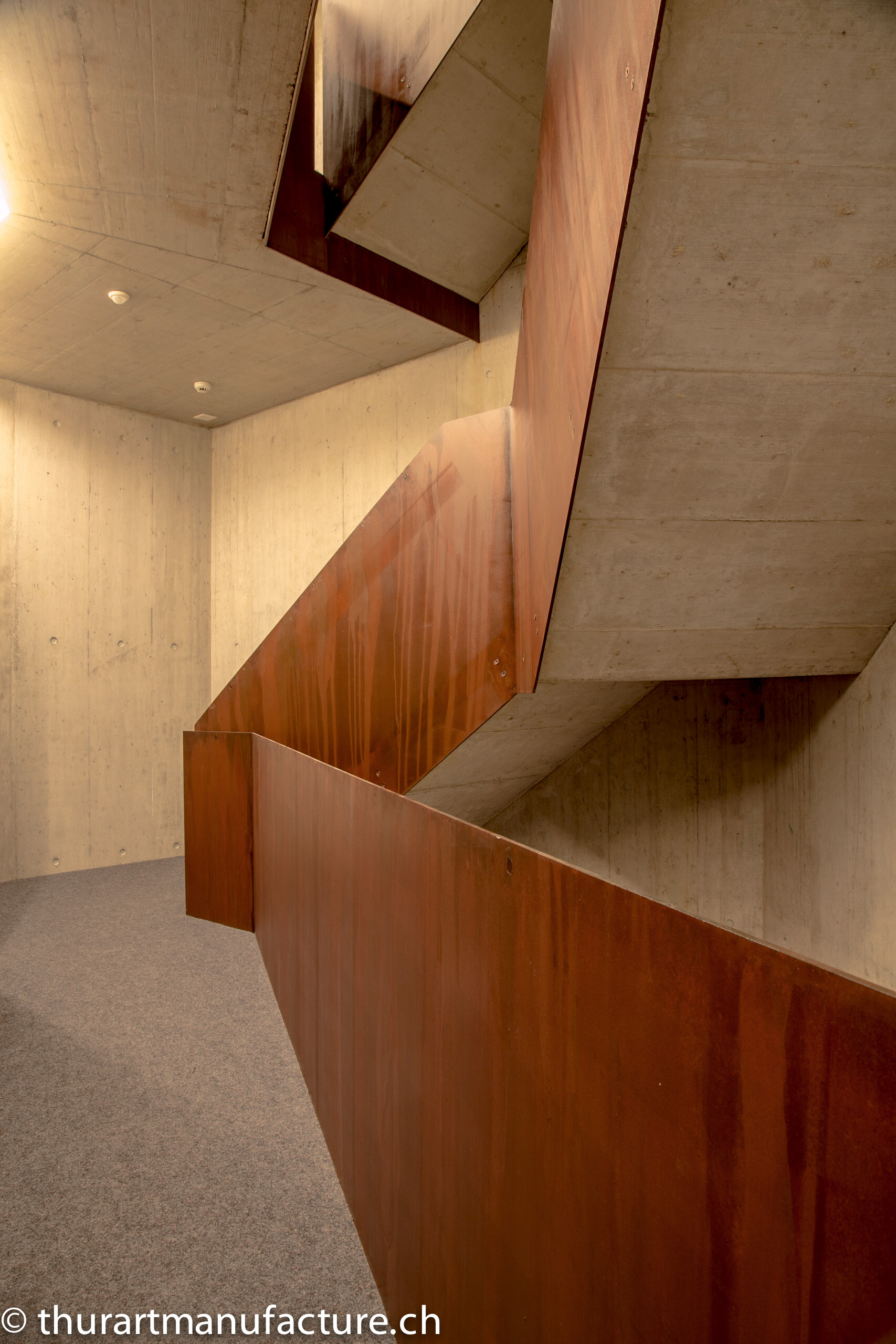 Treppengeländer im Merkurhof Rapperswil-Jona, 750 m2