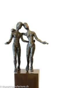 Gemeinsam, Metallskulptur, Patrick Thür