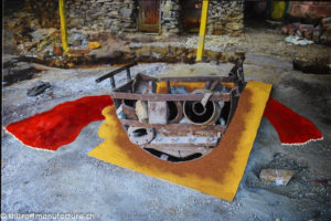 Jara- Mine in Bolivien, Oelbild auf Fotoleinwand , Christoph Thür