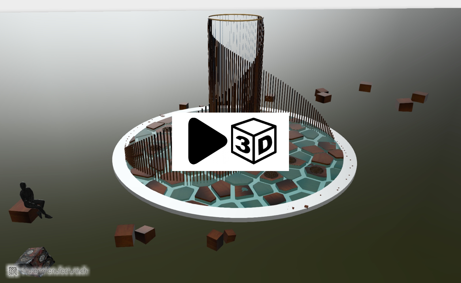 Klicken für 3D Animation des Projektes Rechenzentrum