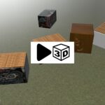 Rechenzentrum 3D Animation Rost- und Schrottkuben Thür Art Manufacture