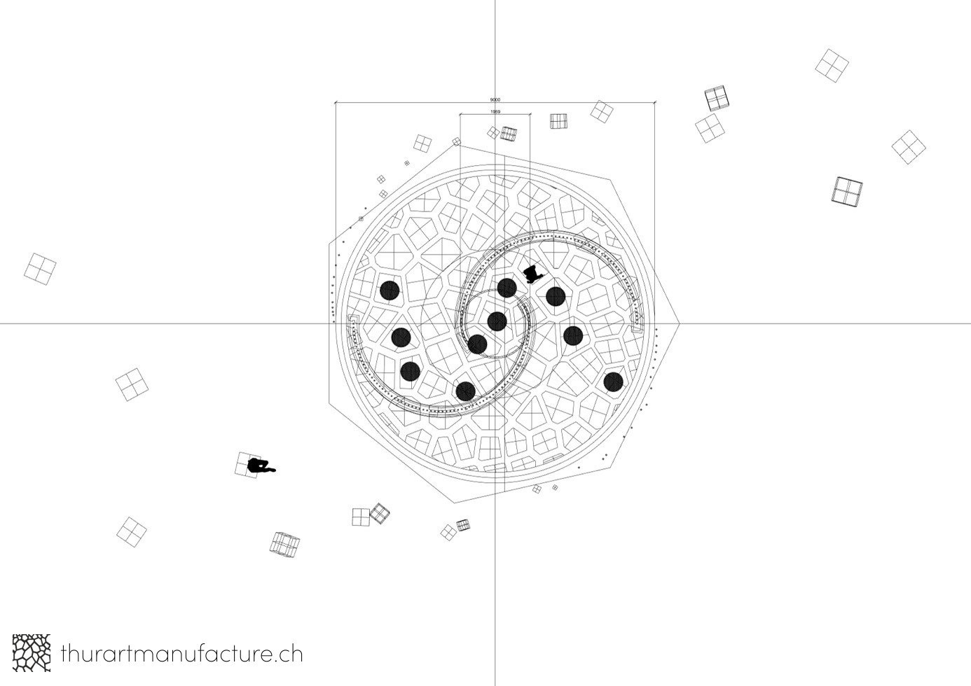 s'Rächezentrum Dimensionen, Patrick Thür - Thür Art Manufacture
